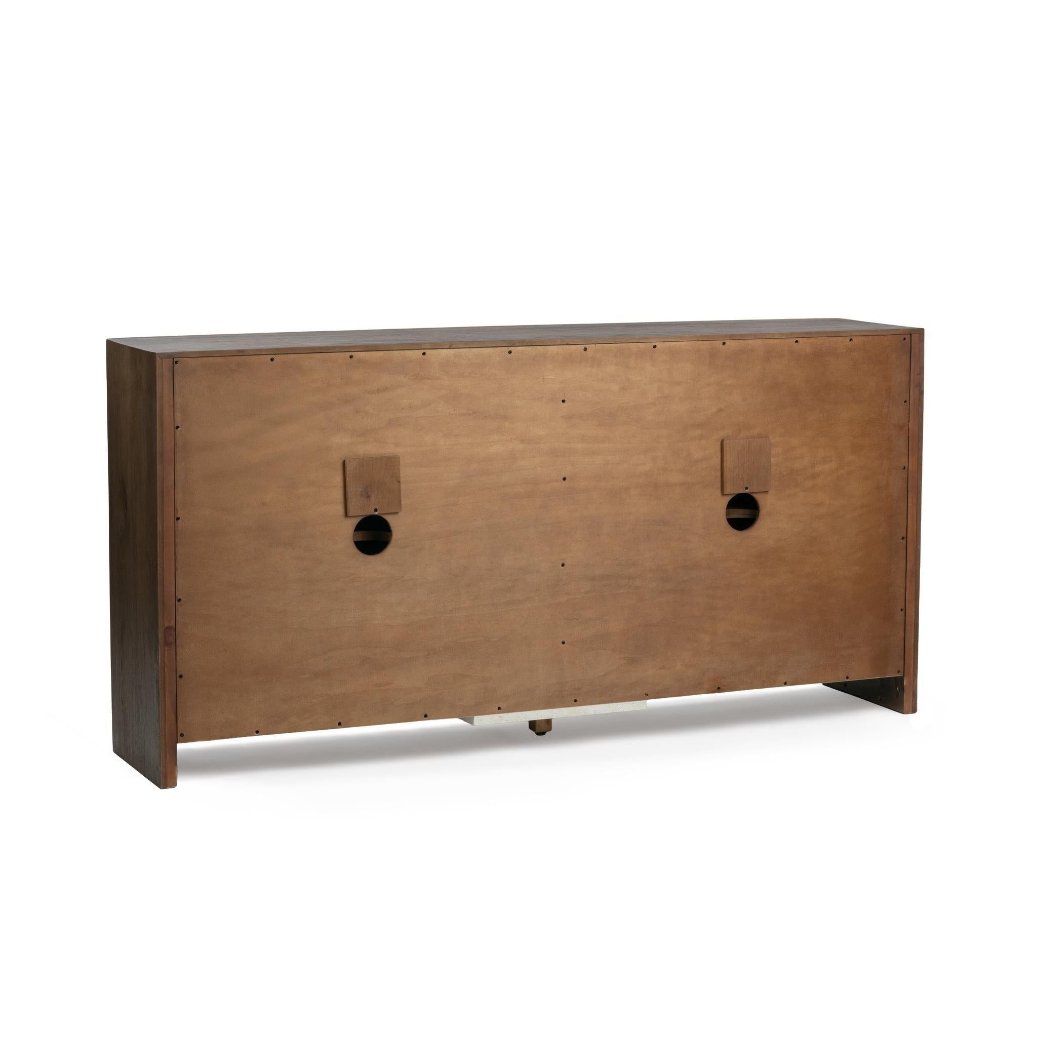 Estelle - 4 Door Buffet - Soft Cocoa