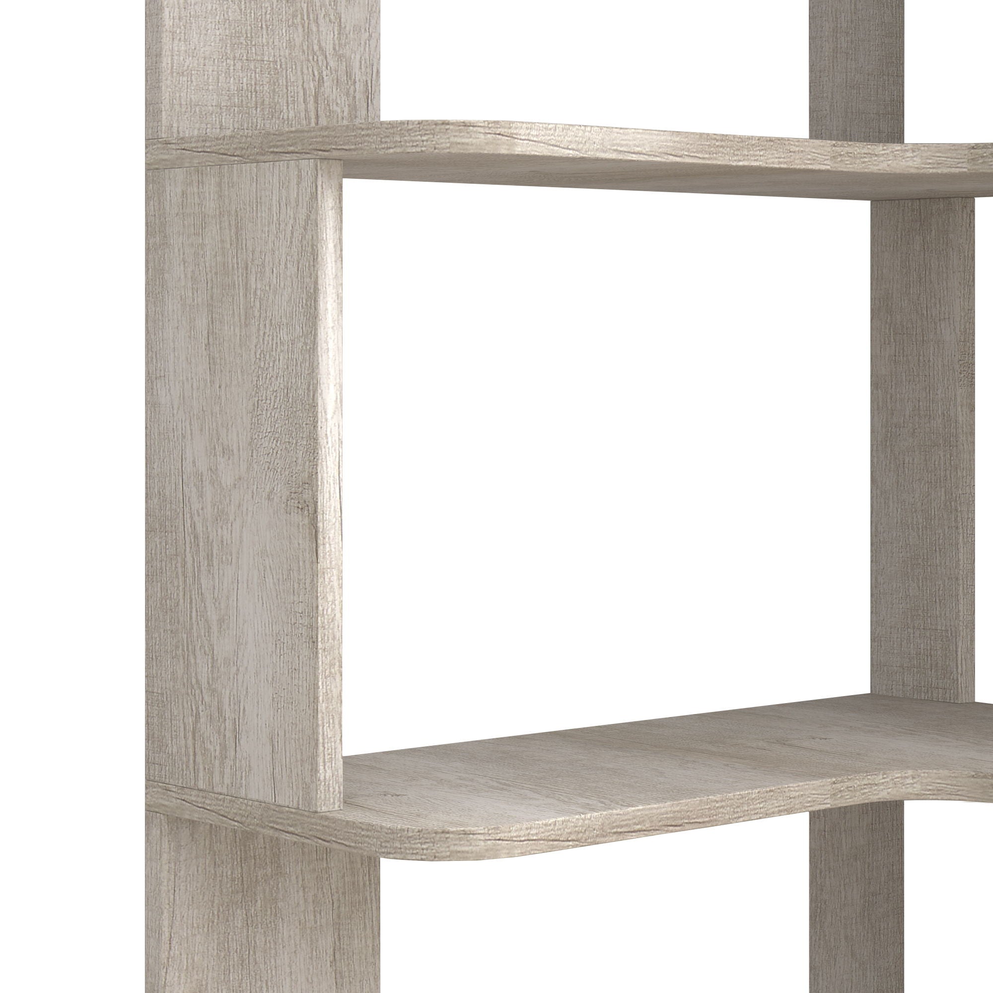 L-Shaped Corner Bookshelf