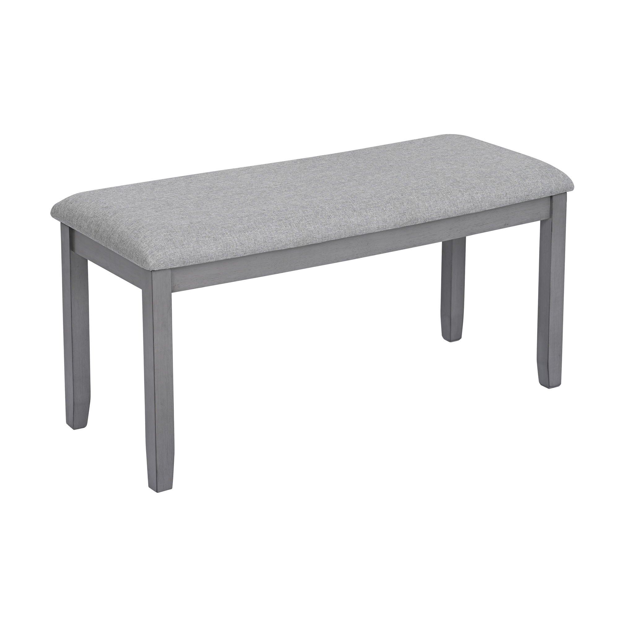 Kitchen Dining Set, Rectangular Dining Table With Upholstered Chairs