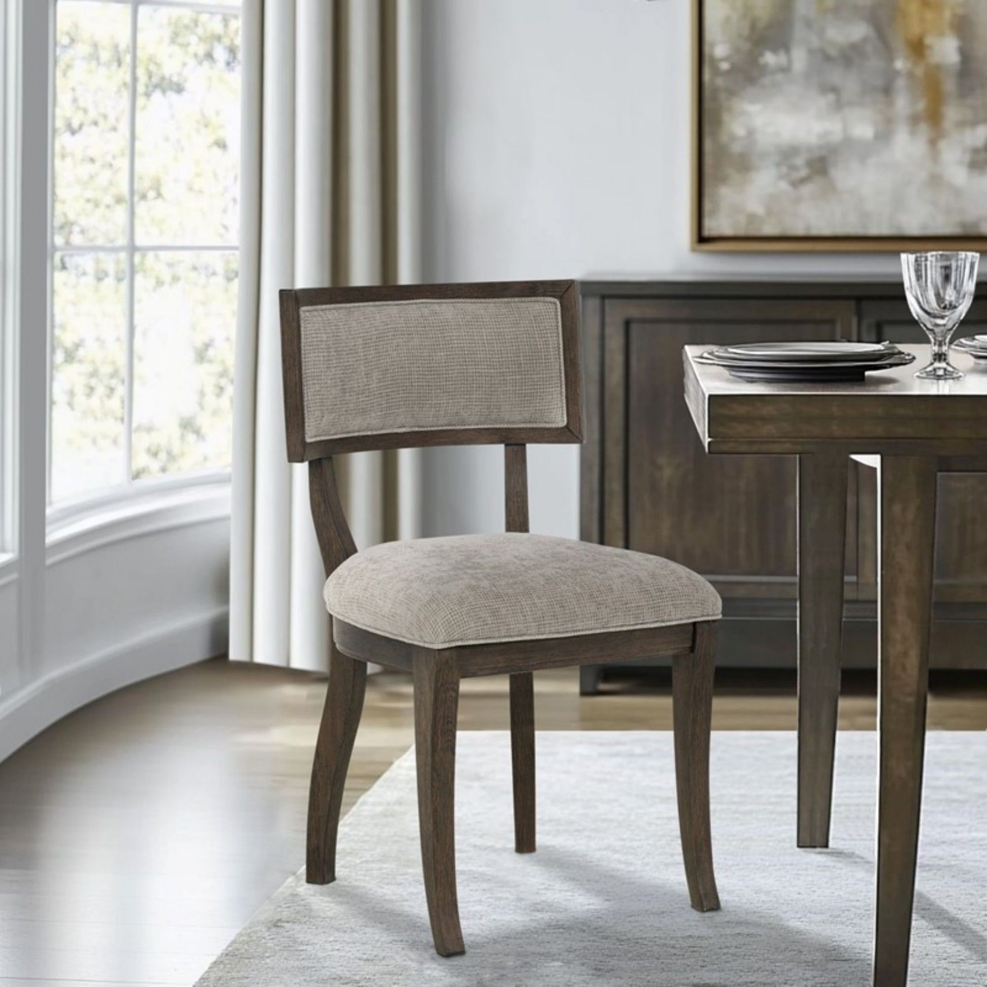 Marie - Upholstered Dining Chair (Set of 2) - Beige