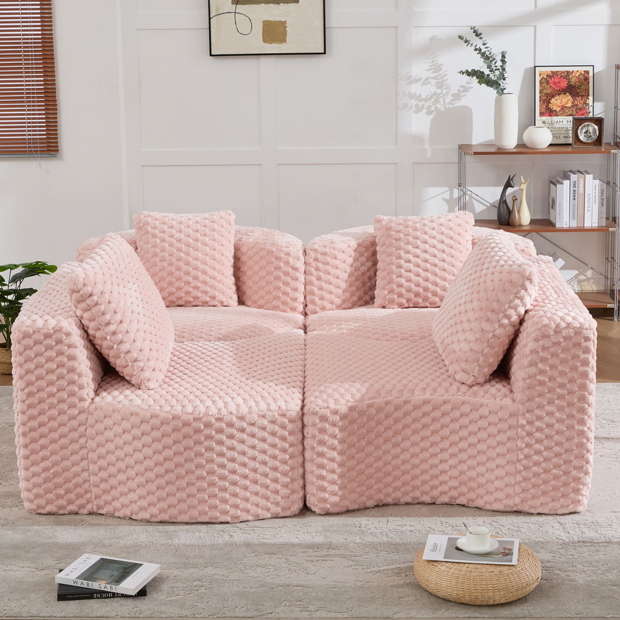Modular Sectional Sofa With Free Combination Design
