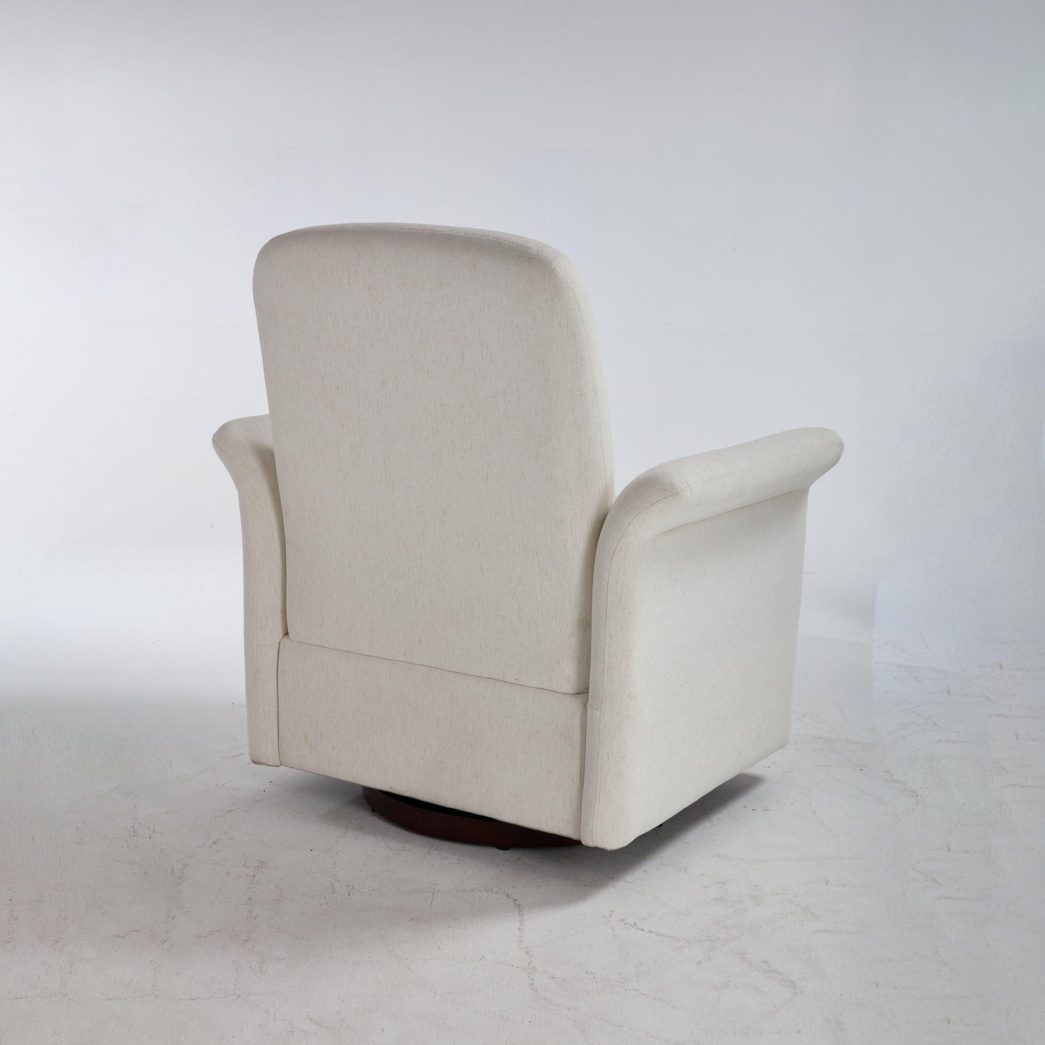 Modern Swivel Barrel Accent Chair With Base