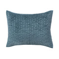 Bari - Velvet Sham - Stone Blue