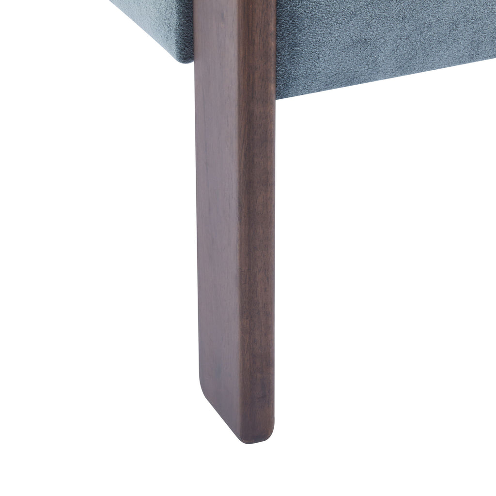 Modern Upholstered Accent Arm Chair With Barrel Back Design