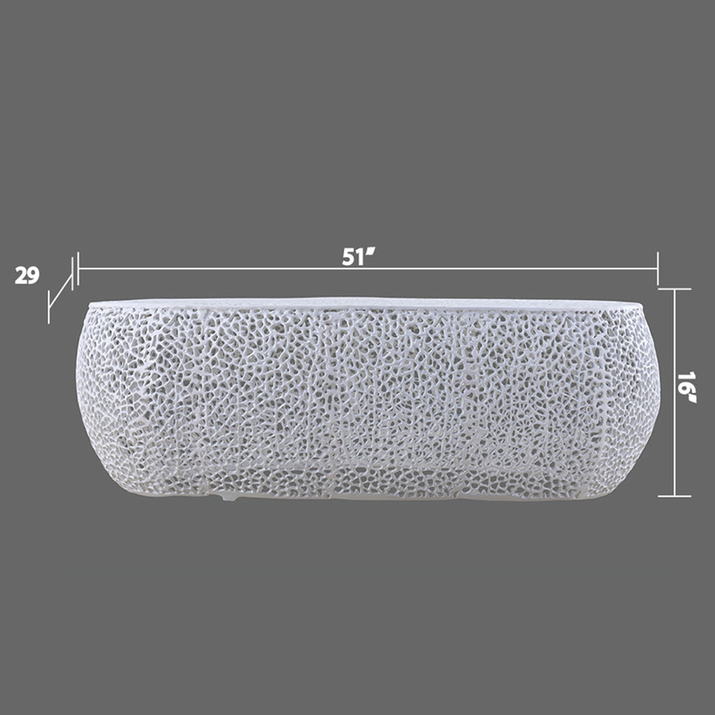 T3601 - Modern Oval Coffee Table
