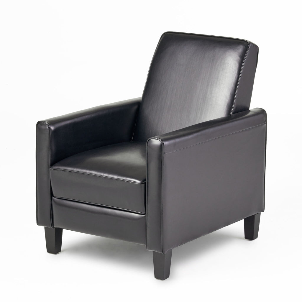 Upholstered Push Back Recliner Chair For Living Room