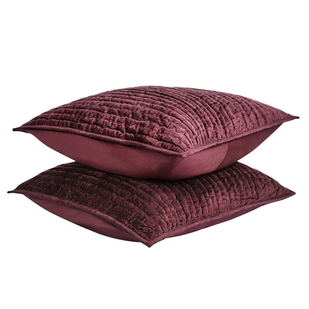 Bari - Velvet Quilt - Port