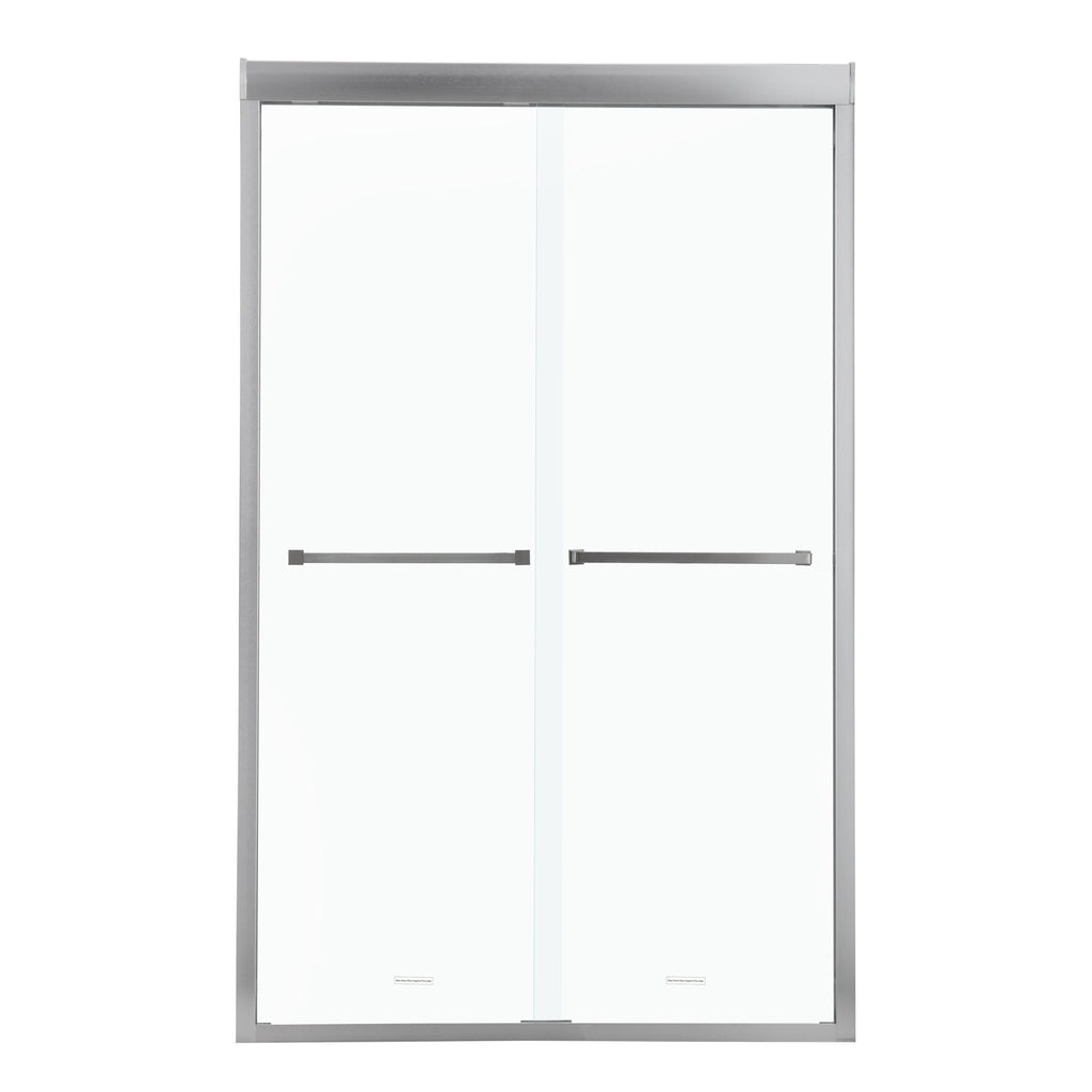 Modern Double Sliding Shower Enclosure, Tempered Glass