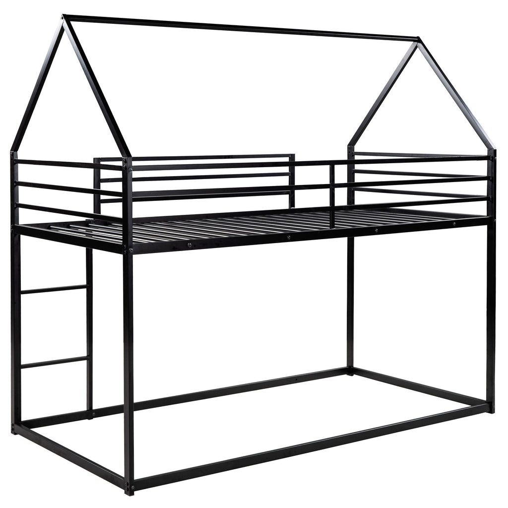 House Bunk Bed With Built In Ladder