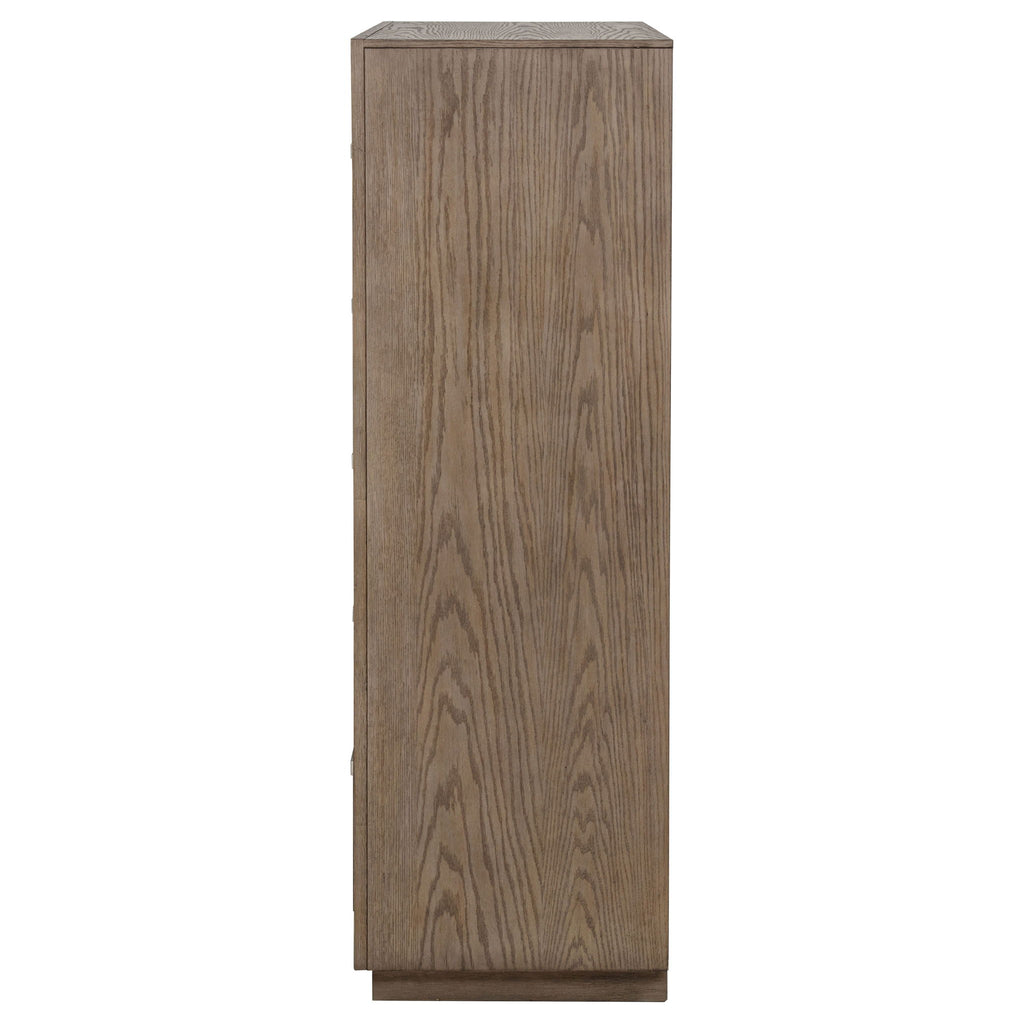 Gibbons Barley - 5 Drawer Bedroom Chest - Brown