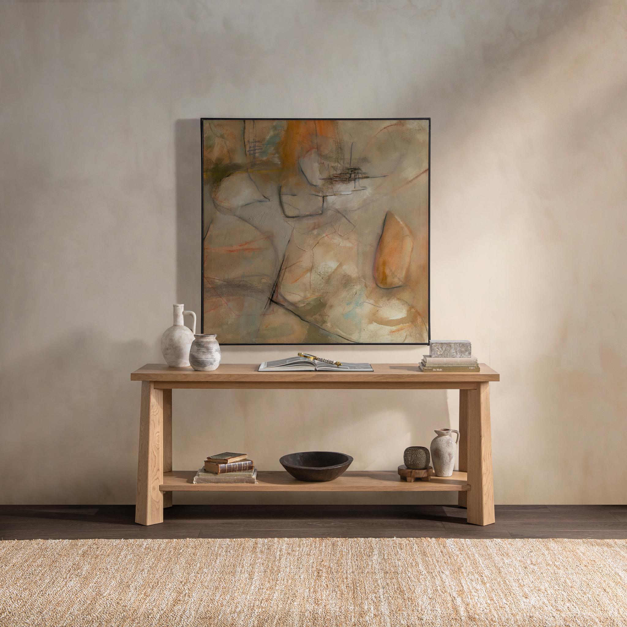 Kenzie - Console Table - Natural Mist
