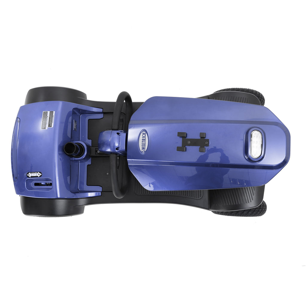 Max Plus - 4 Wheels Outdoor Compact Mobility Scooter With 2 Pieces X 20Ah Lead Acid Battery, 16 Miles, Cup Holders & USB Charger Port