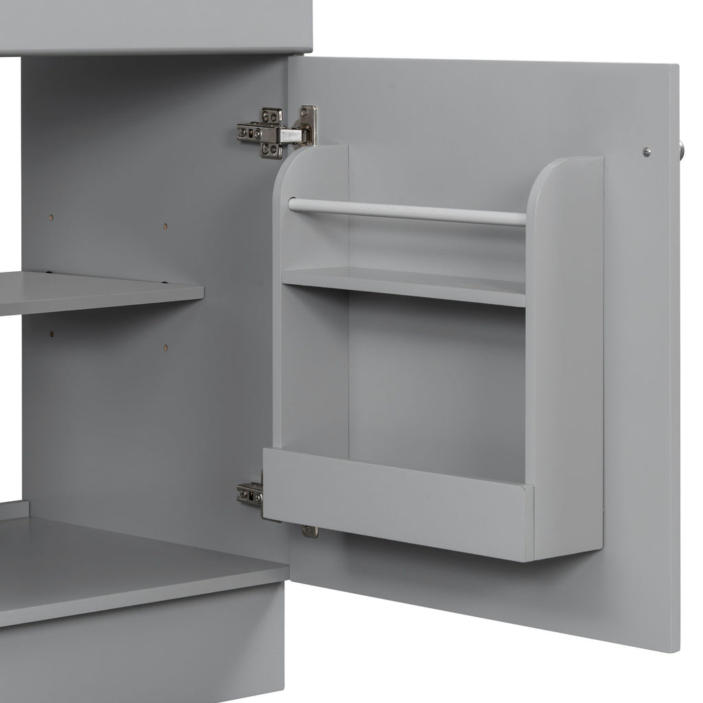 Bathroom Vanity With Sink, Cabinet With Adjustable Shelf