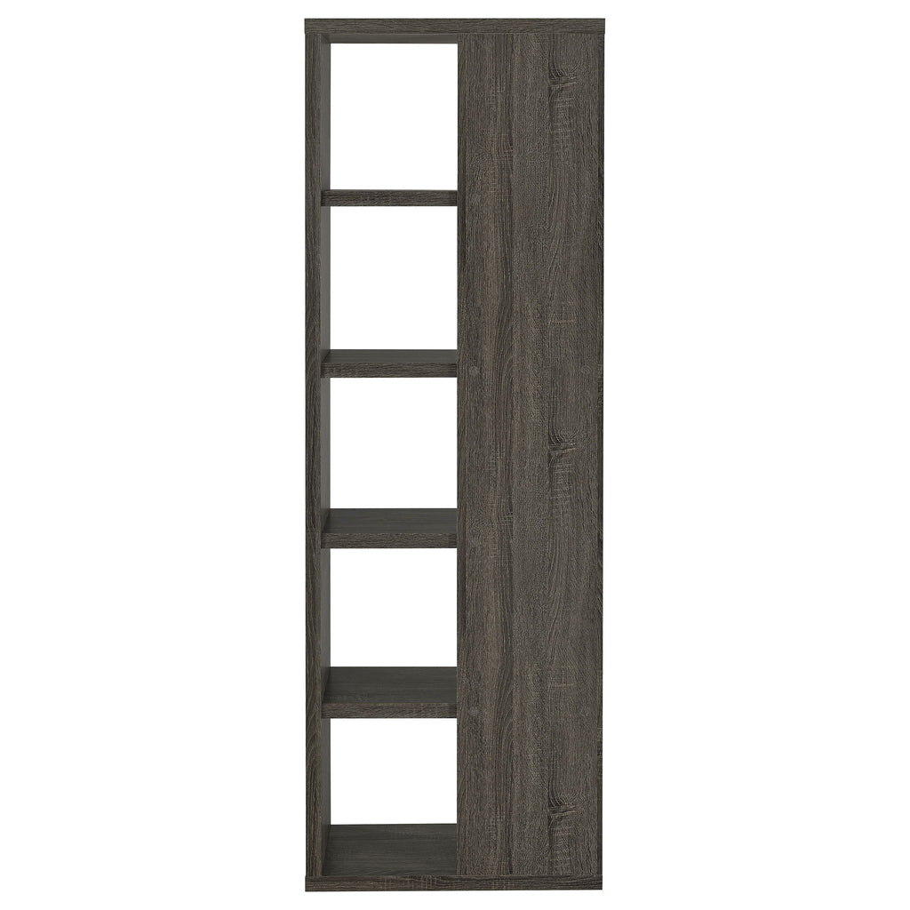 5 Shelf Bookcase - Gray