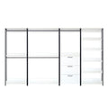 Fiona - Freestanding 4 Tower Walk-In Closet System - White