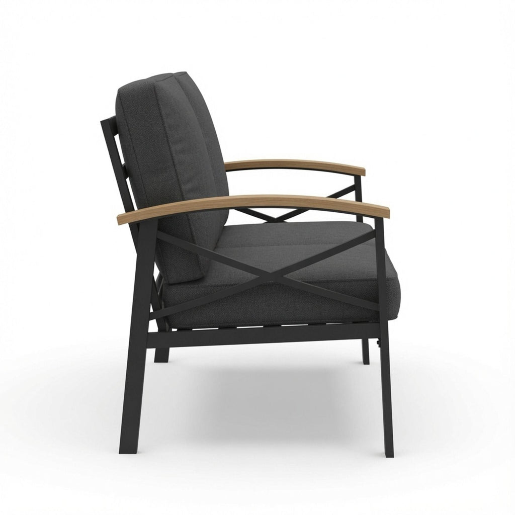 Outdoor Loveseat With Washable Cushions