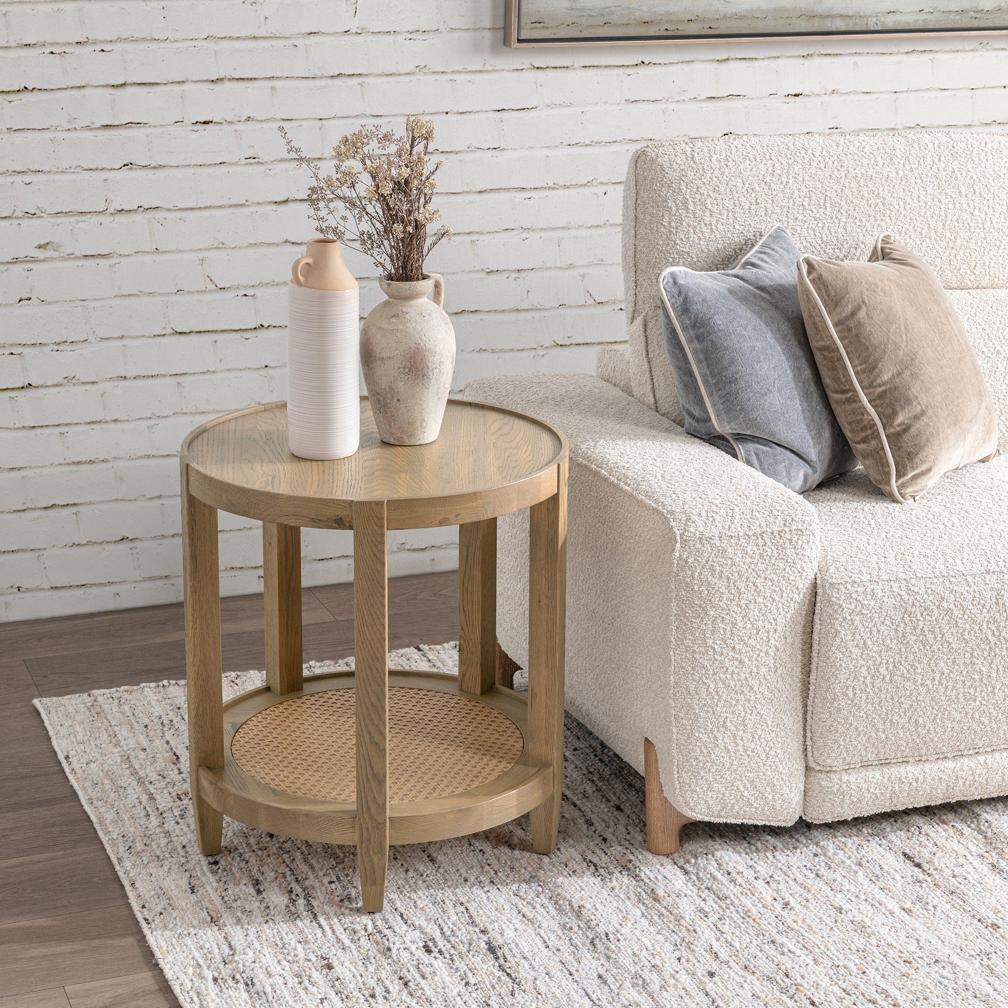 Devin - Solid Wood Round Table