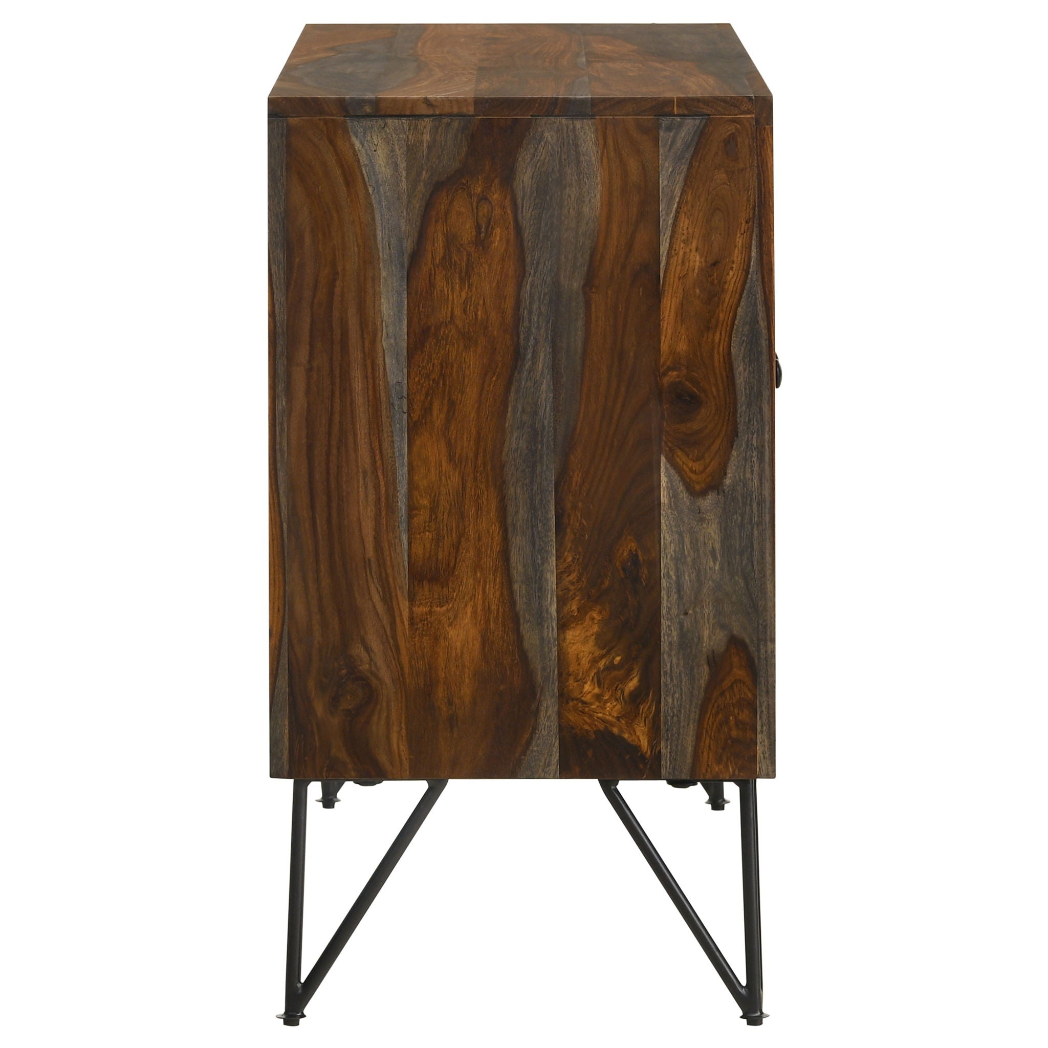 Komomo - 1 Adjustable Shelf Accent Cabinet - Gray