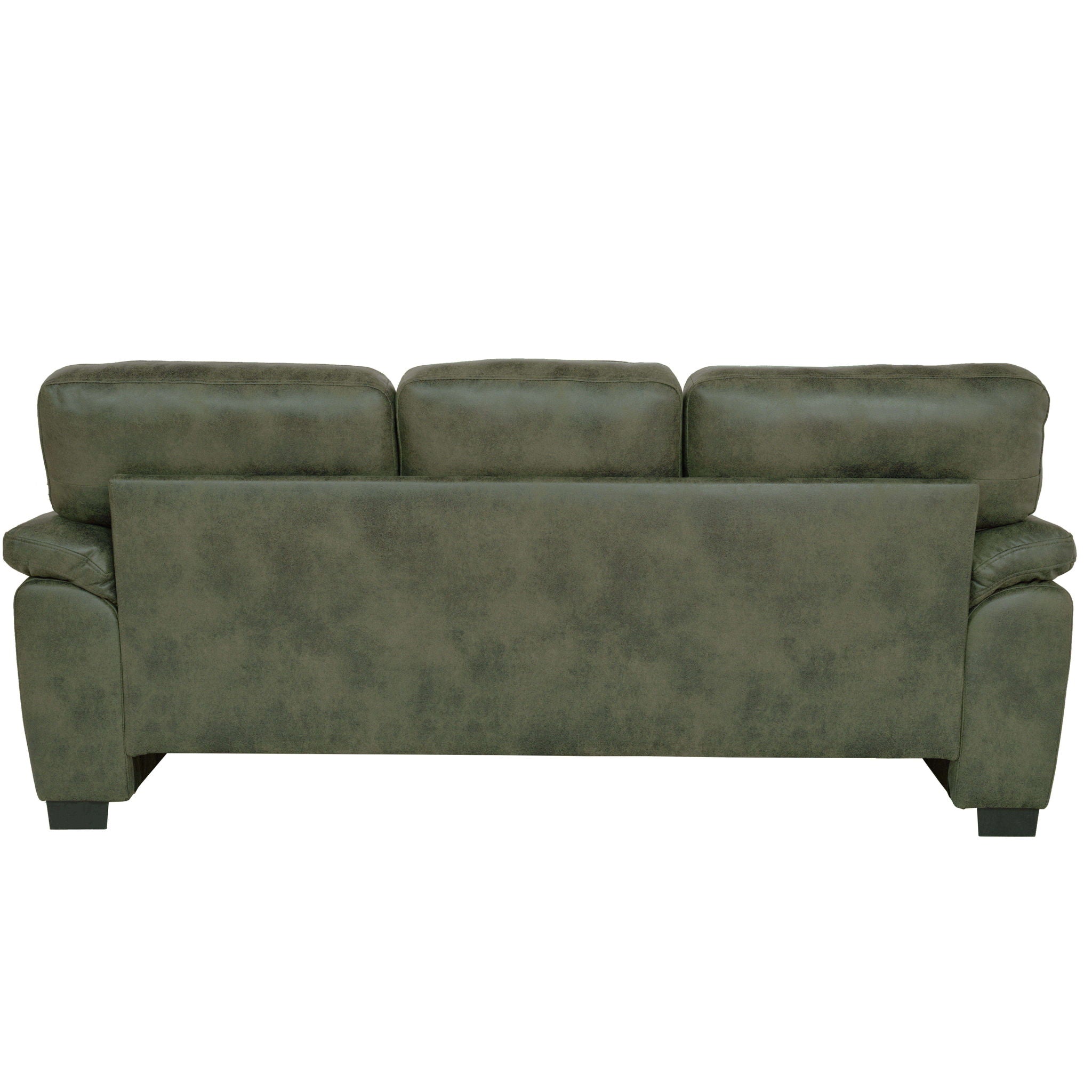 3 Seater Sofa With Padded Armrests And Triangular Leg
