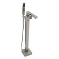 Freestanding Bathtub Faucet With Waterfall Tub Filler And Hand Shower