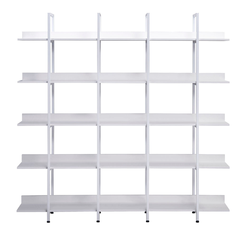 Vintage Industrial 5 Tier Open Bookcase