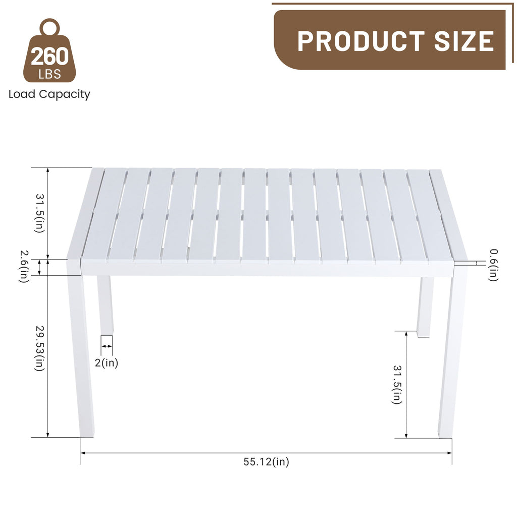 4 Modern Stackable Armchair Matched With Long Table
