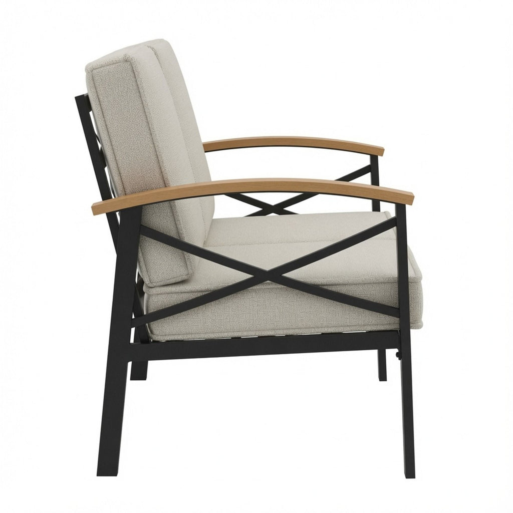Outdoor Loveseat With Washable Cushions