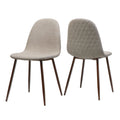 Elegant Dining Chair Set With Fabric