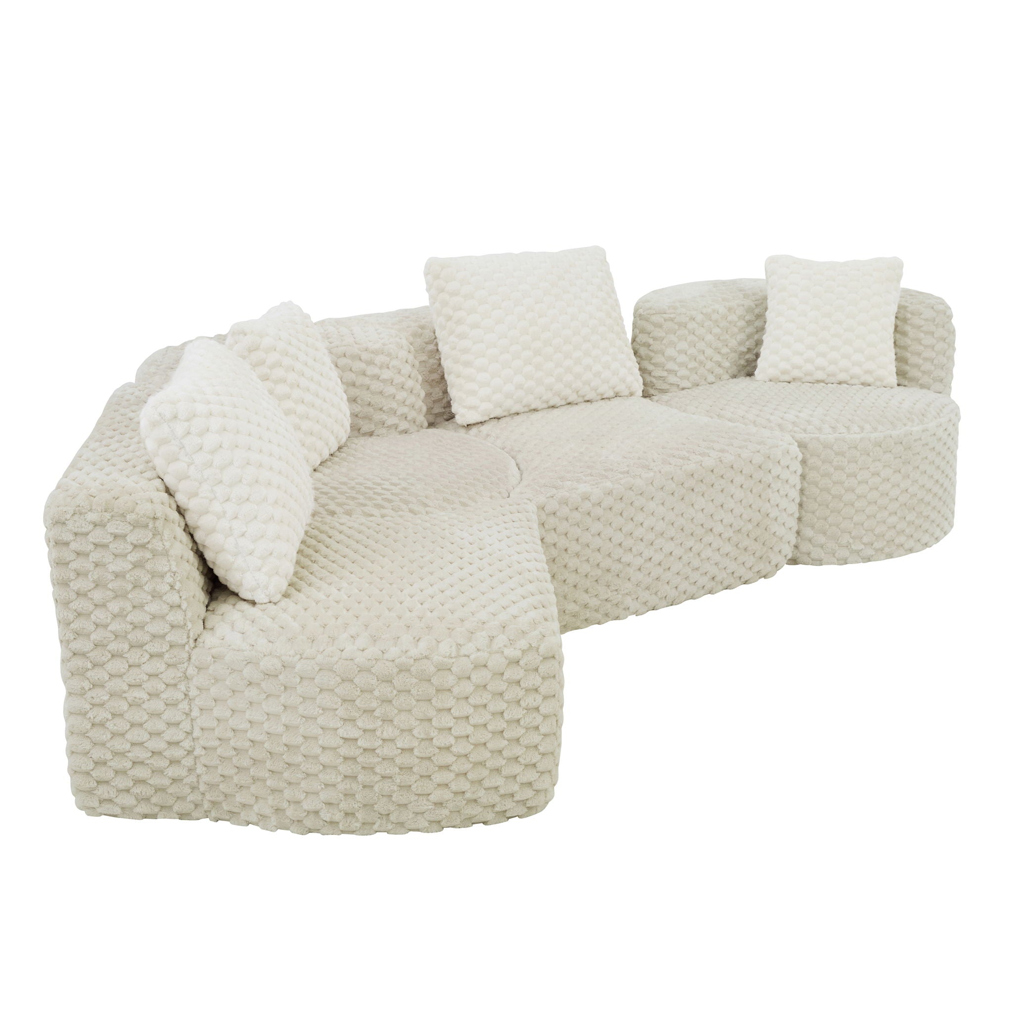 Modular Sectional Sofa With Free Combination Design