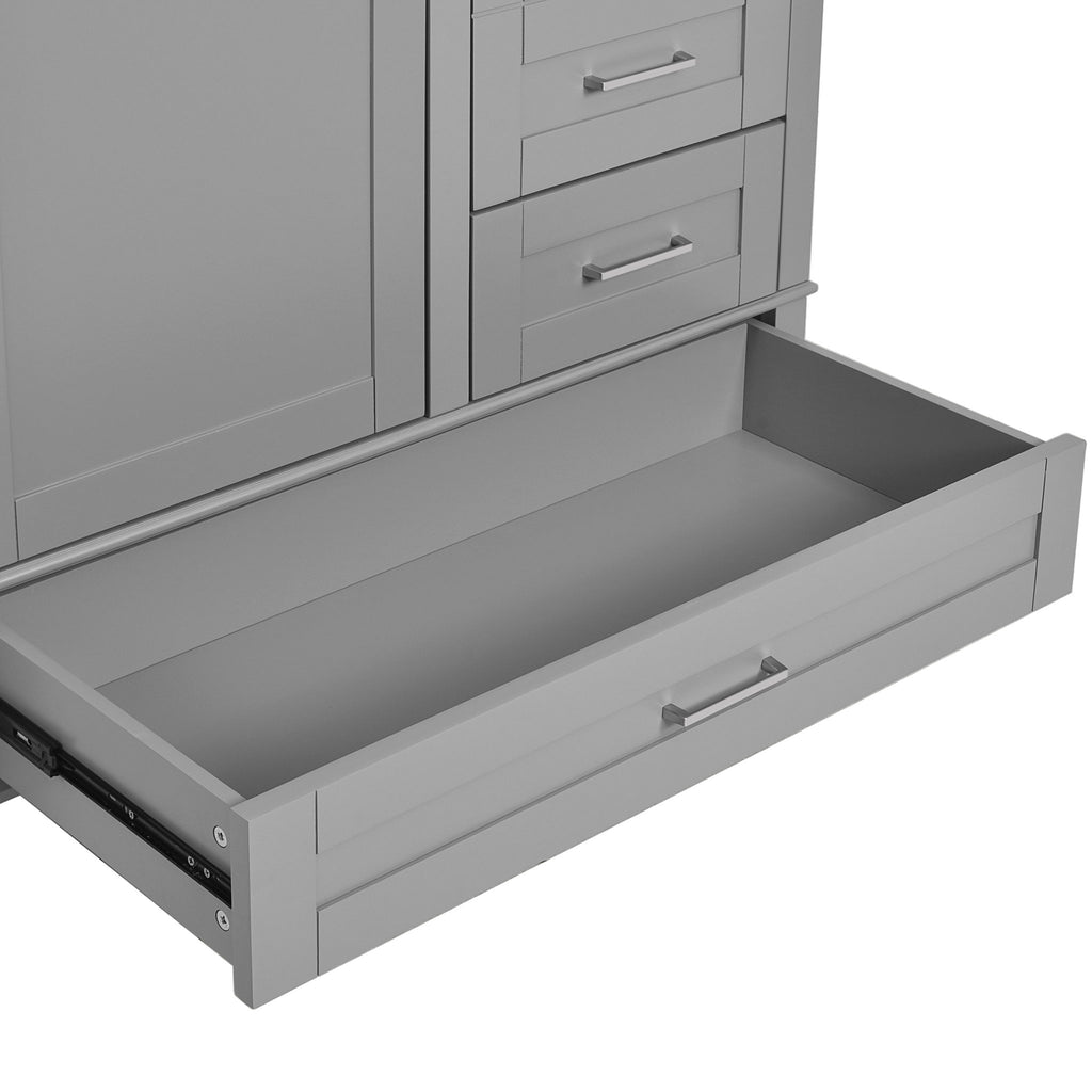 Traditional Bathroom Vanity Set With Soft Close Doors