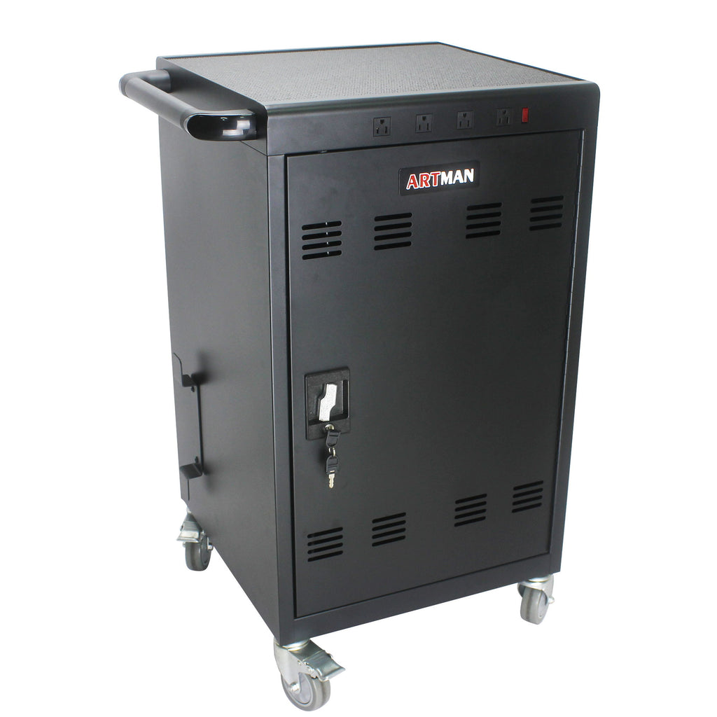 Mobile Charging Cart For Tablets Laptops 35, Device Capacity Matt Metal
