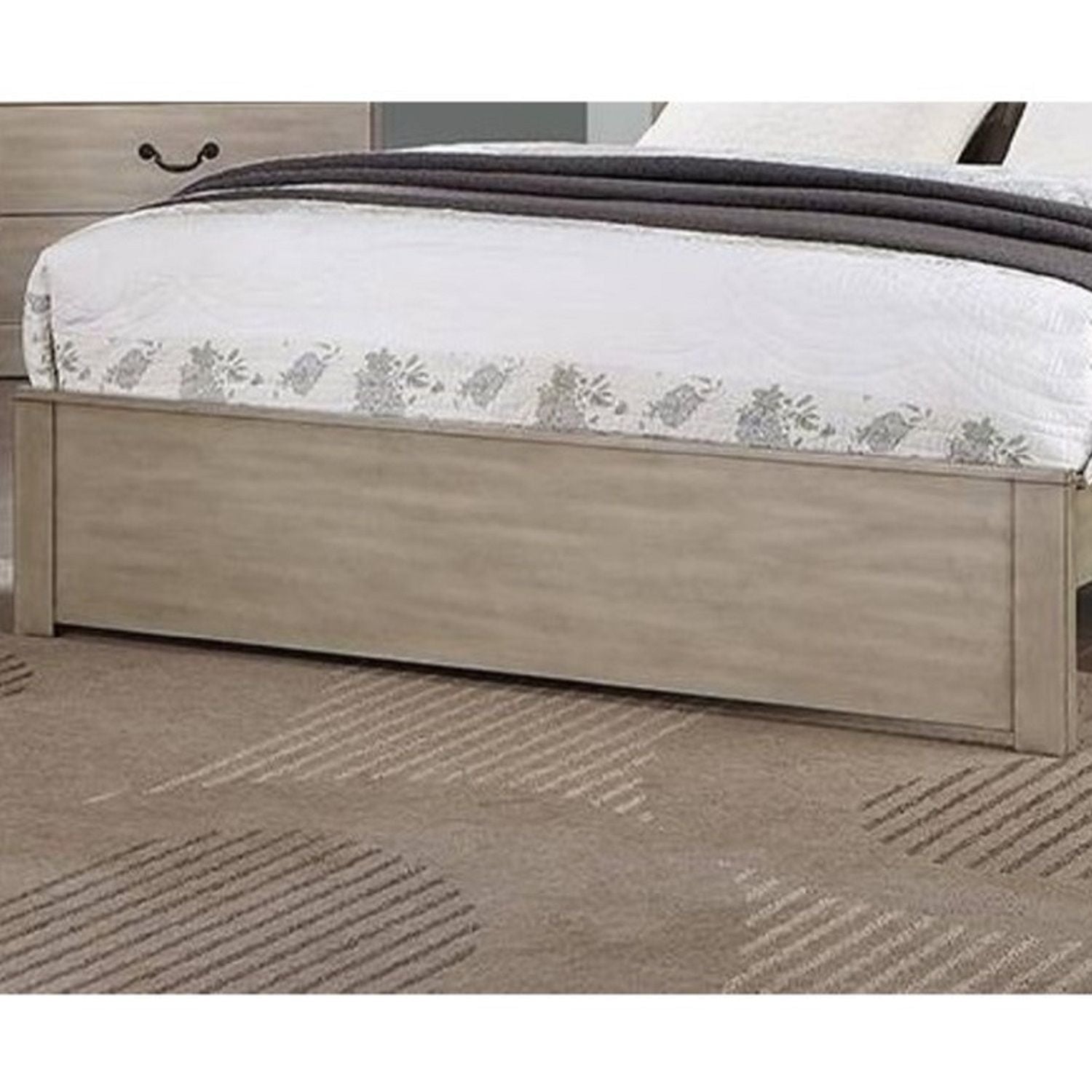 Bed With 2 Panel Headboard