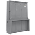Murphy Bed With Desk, LED Lights And USB Charging Station