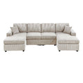 Modern Design Sectional Set With Right And Left Arm Chaise