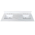 Bathroom Vanity Top With Undermount Sink, 3 Pre Drilled Holes