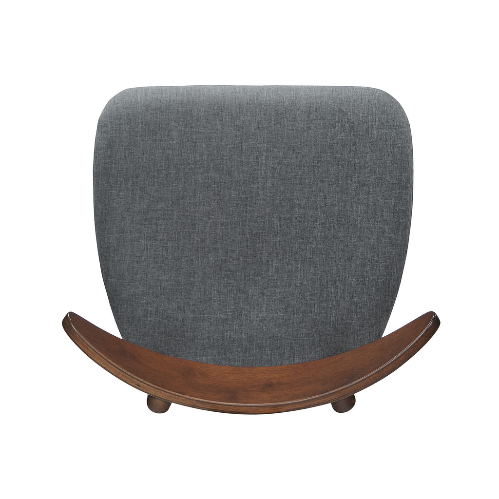 Retro Dining Chairs With Ergonomic Back (Set of 2)