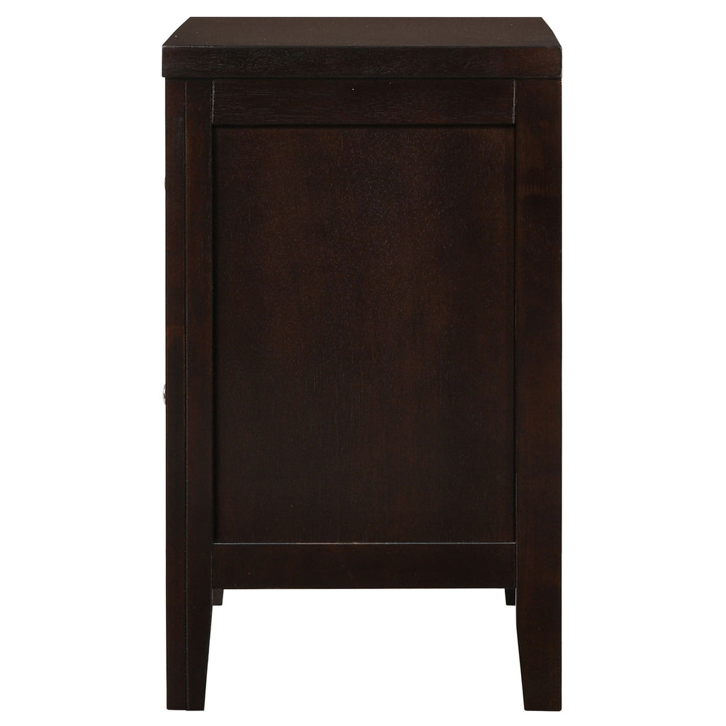 Garrett - 2 Drawer Nightstand - Cappuccino