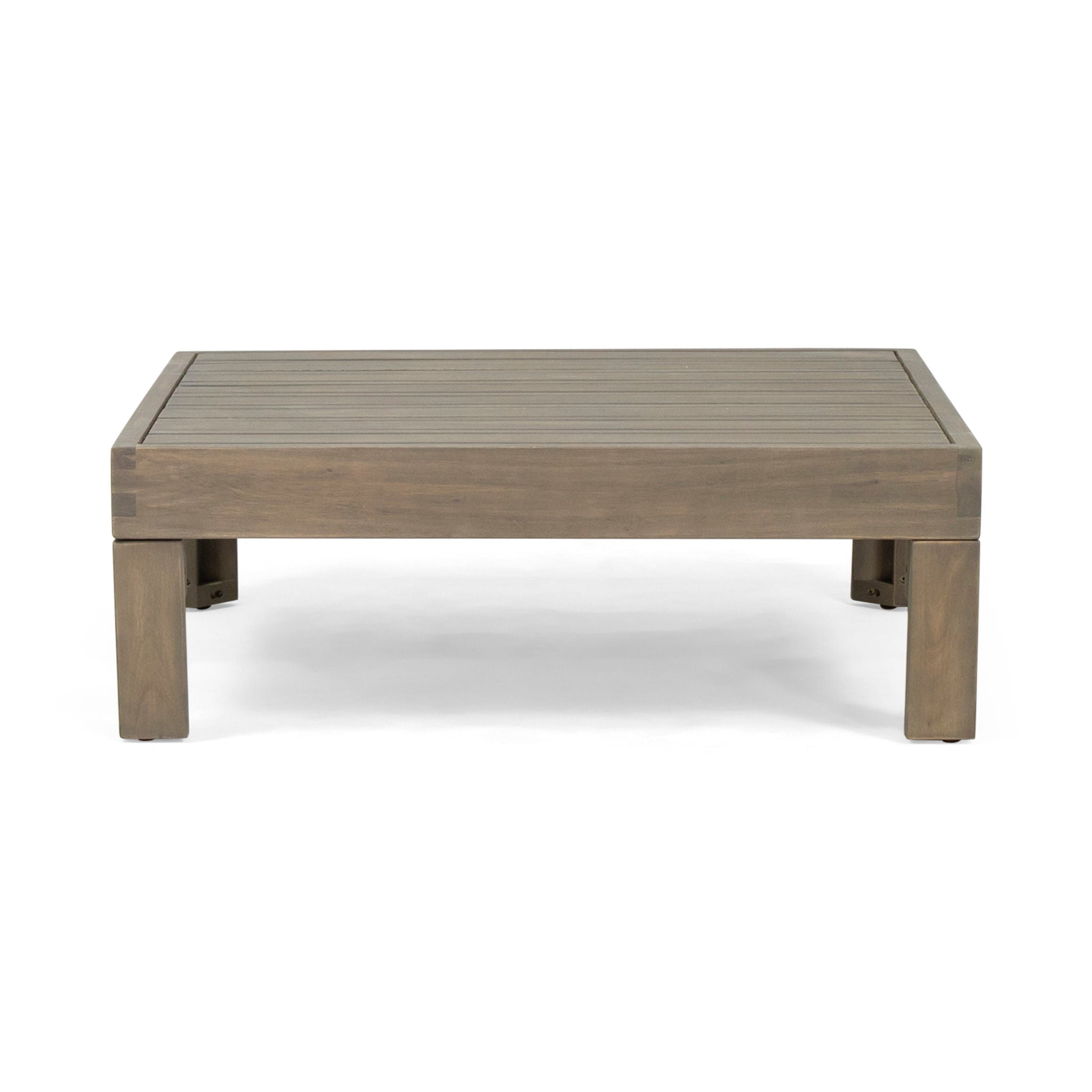 Brava - X Back 2 Seater Sectional Loveseat With Coffee Table