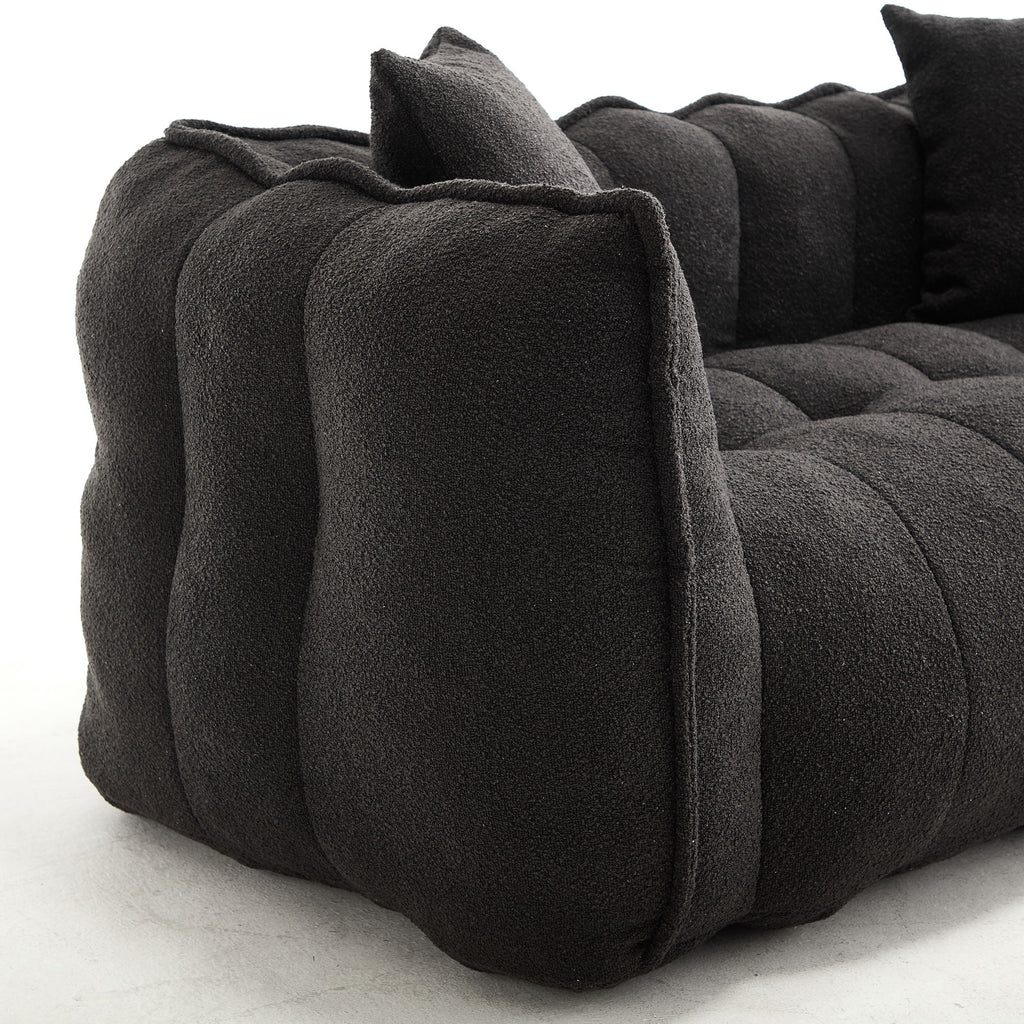 Cozy Beanbag Chair With High Resilience Foam Core For 2