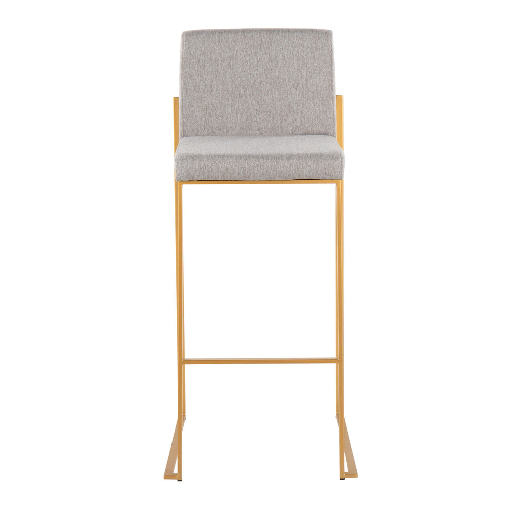 Fuji - Contemporary Design High Back Barstool