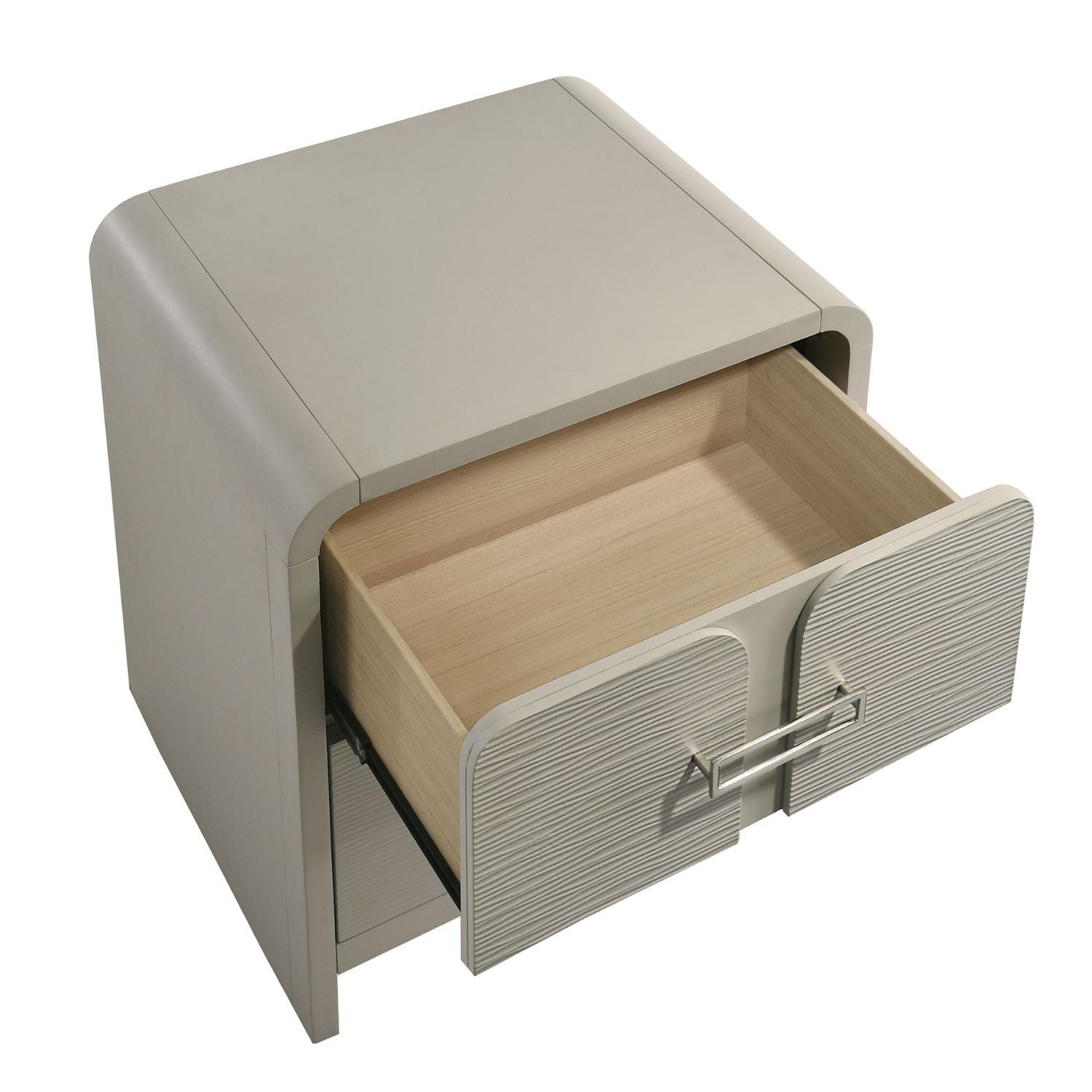 Aria - 2 Drawer Nightstand - Beige