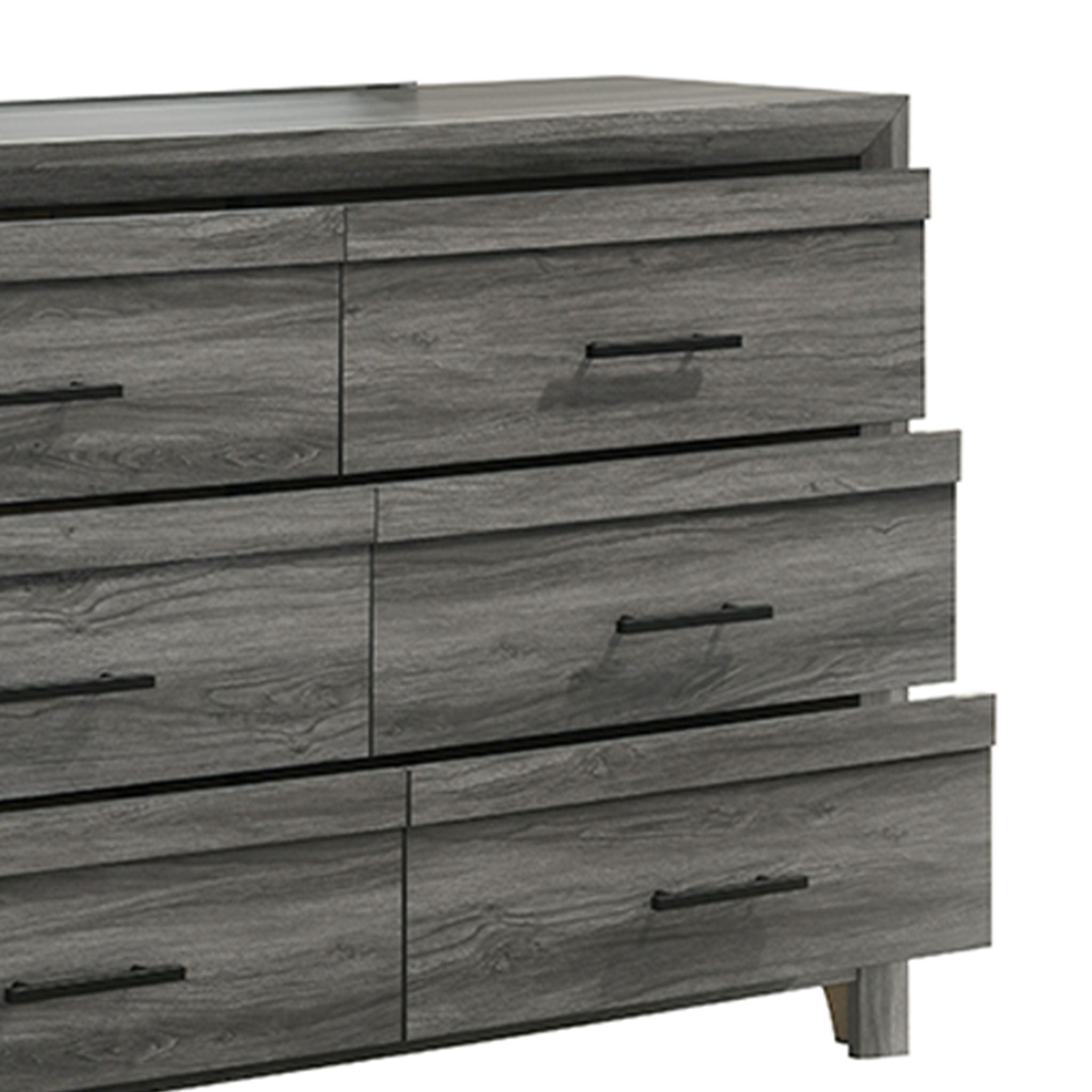 Denver - 6 Drawer Dresser - Gray