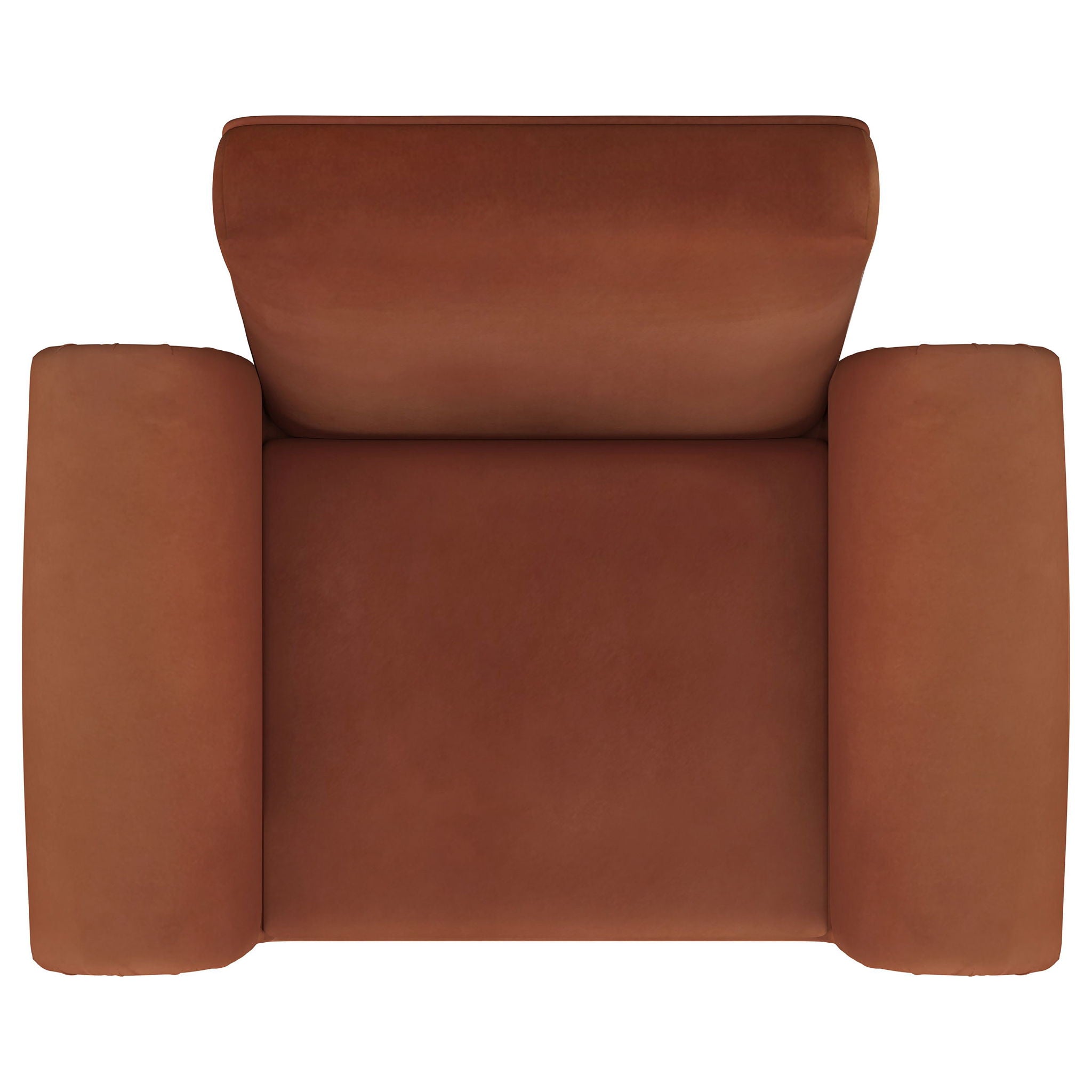 Whitney - Accent Armchair - Rusty Orange