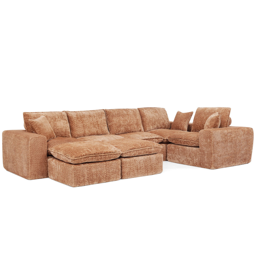 Sectional Sofa With Moveable Ottoman