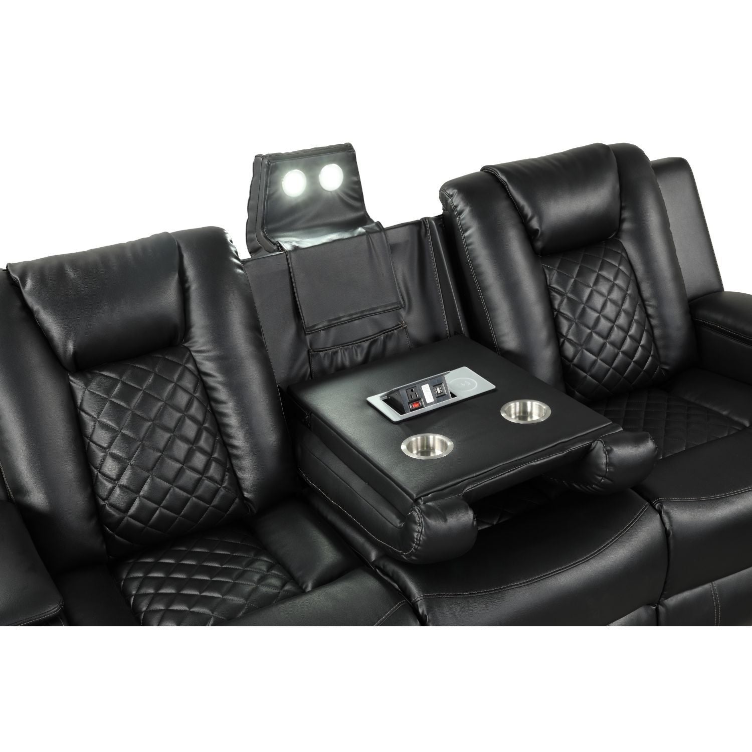 Benz - LED & Power Reclining Sofa
