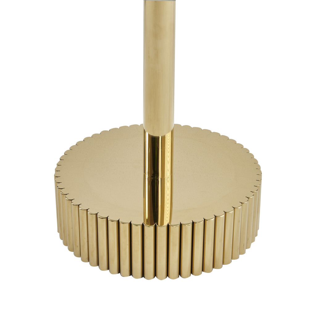 End Table For Living Rooms - Gold / White