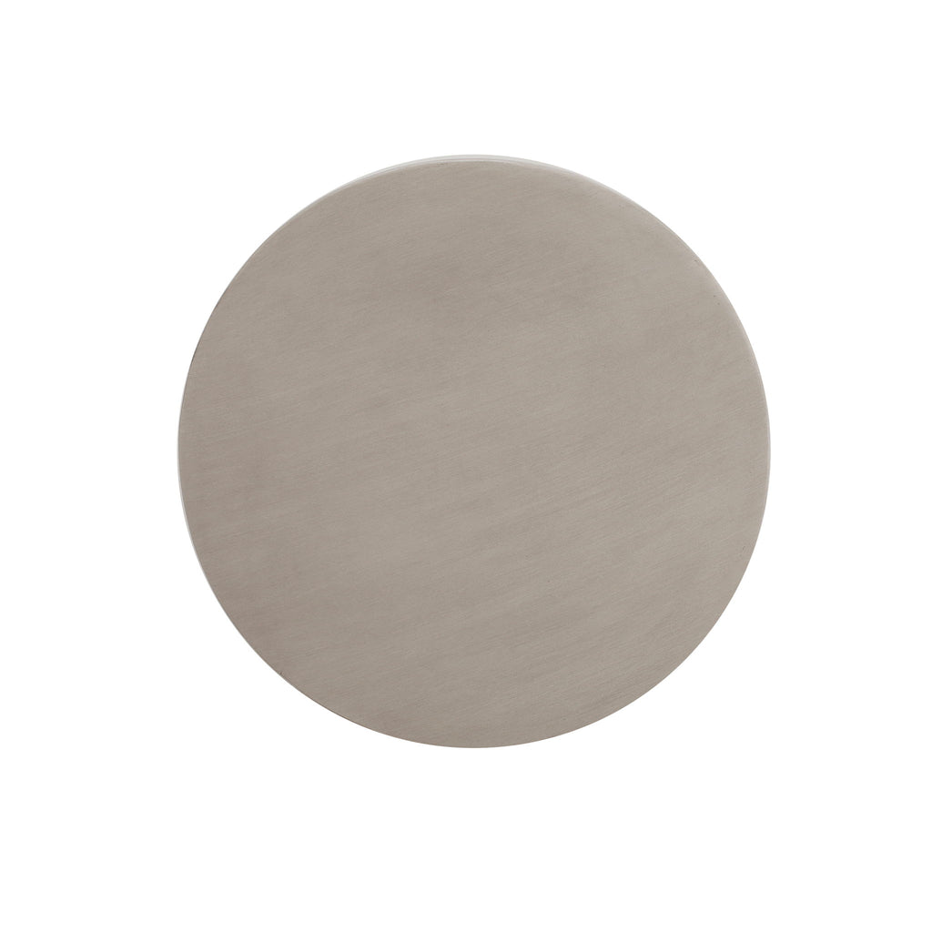 Outdoor Round With U Shape Side Table - Light Gray