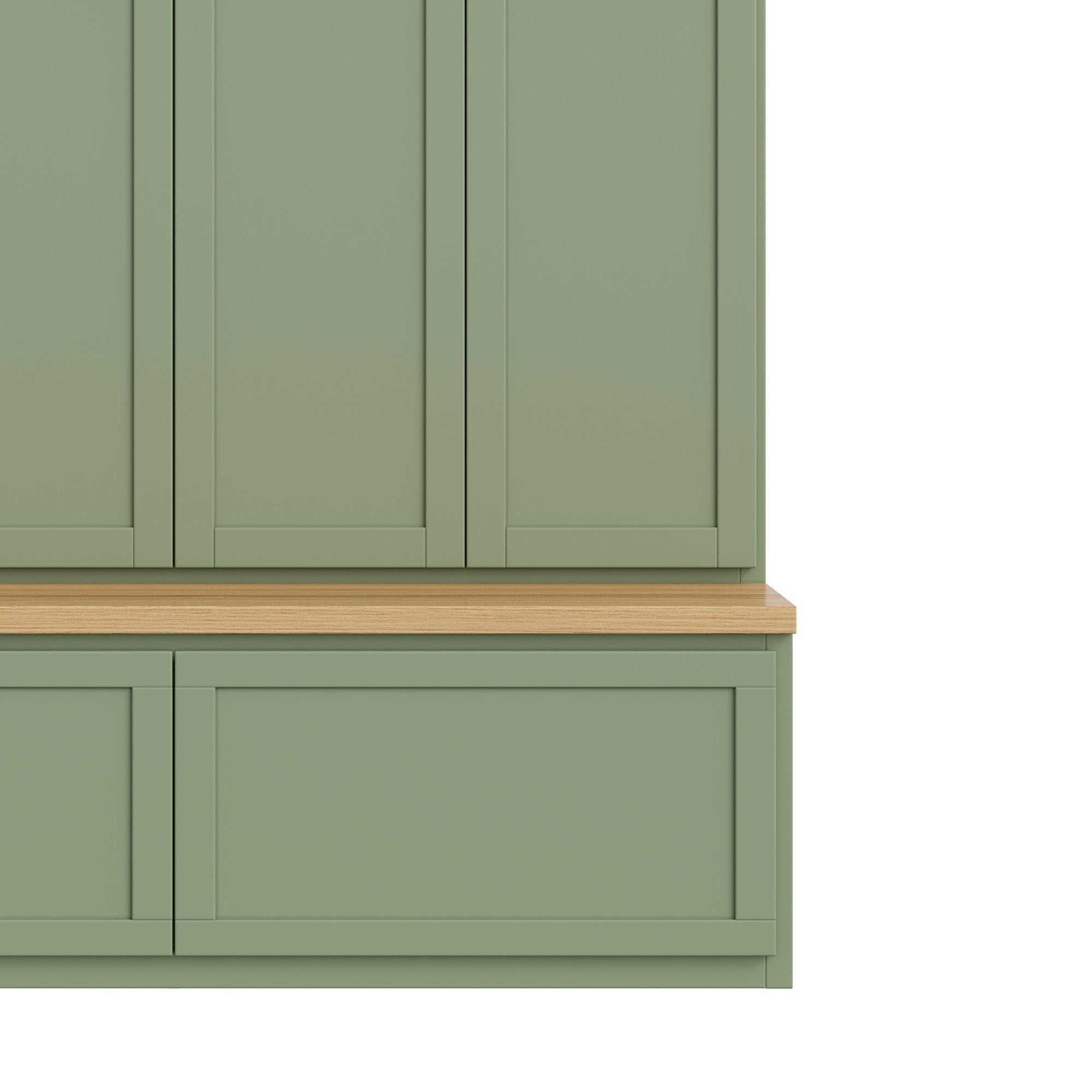 Hall Tree With 4 Hidden Cabinets