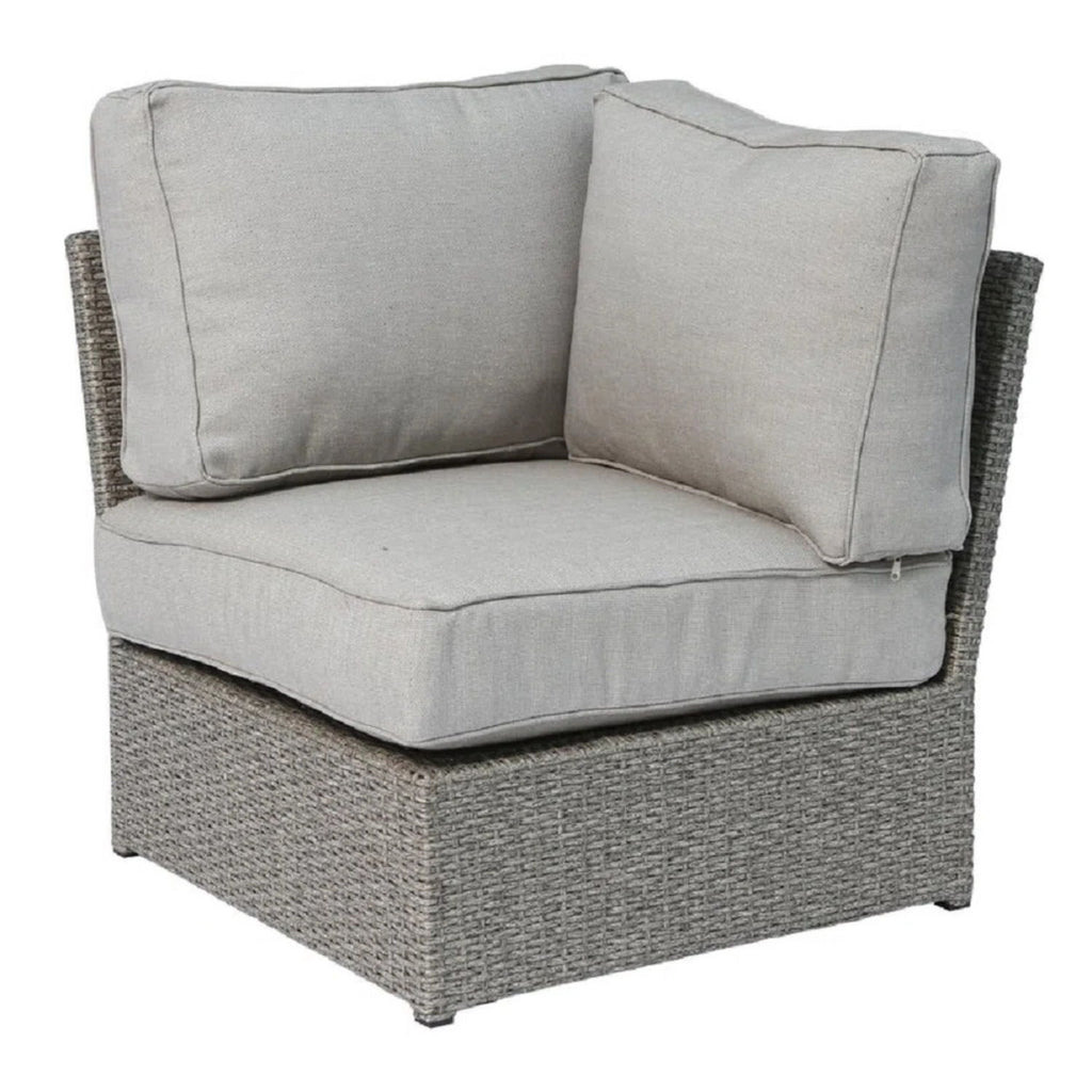 Comfortable Modern Patio Rattan Sectional Set With Cushions