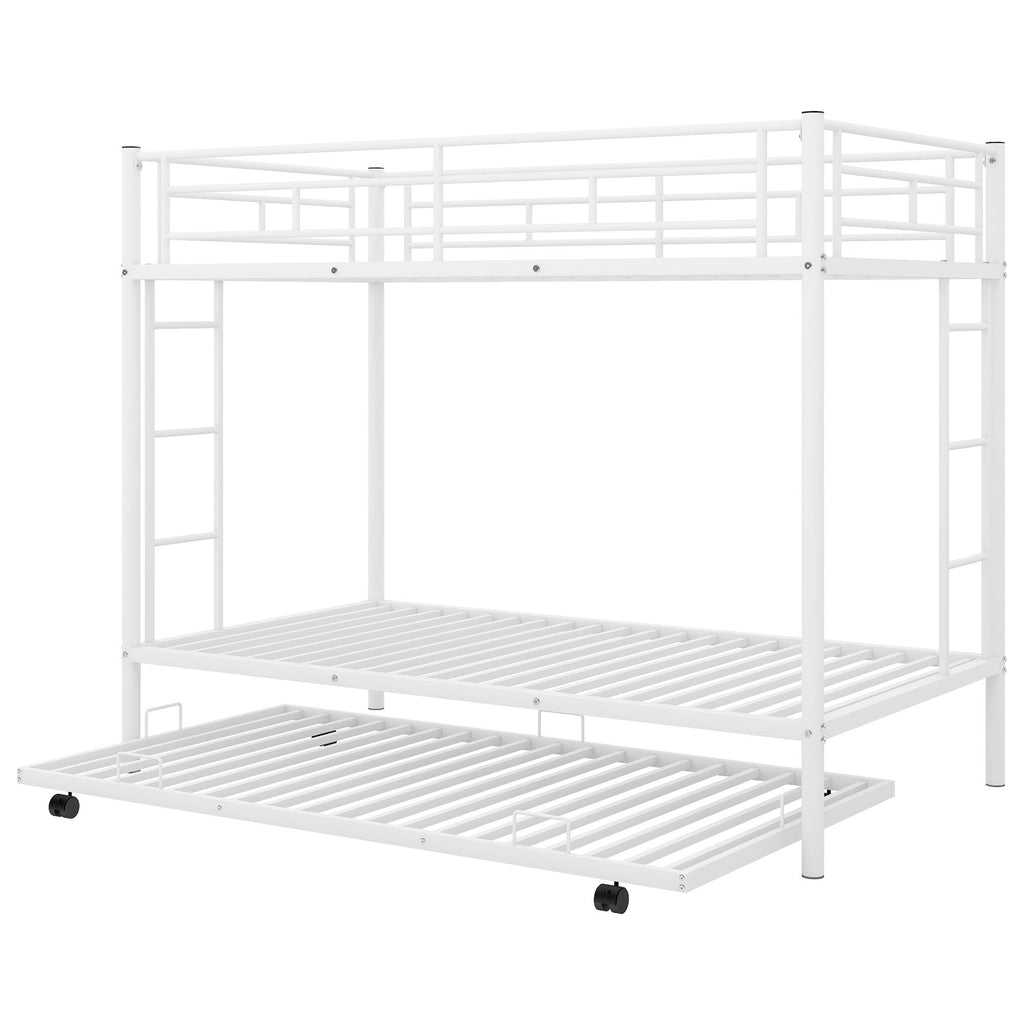 Twin Over Twin Bunk Bed With Trundle